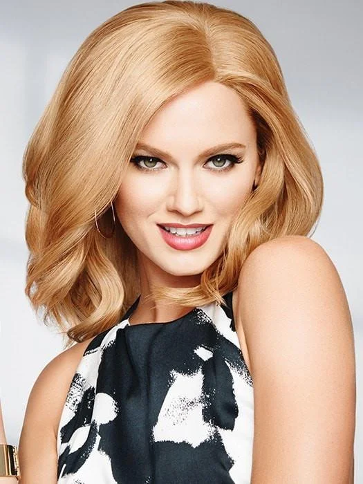 Human - hair wig with a wavy texture for a beachy and relaxed lookPrincessa | Remy Human Hair Lace Front Wig (Hand-Tied)