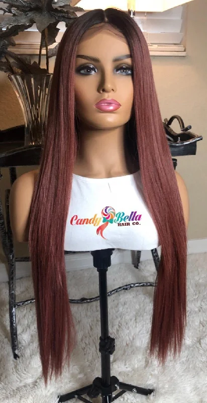 Colored wig with a curly texture for a bold and stylish choiceRose