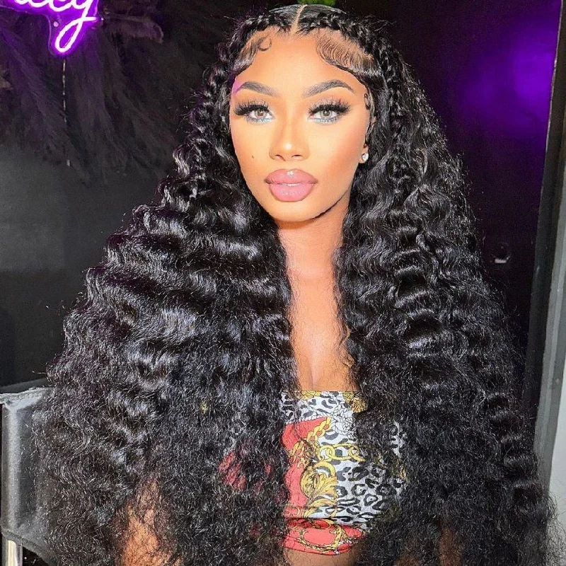 Human - hair lace wig for a luxurious and natural feelWOWANGEL 13X6 Skinlike Real HD Lace Front Wig Loose Deep Wave Glueless Wig Human - hair lace wig for a luxurious and natural feelWOWANGEL 13X6 Skinlike Real HD Lace Front Wig Loose Deep Wave Glueless Wig
