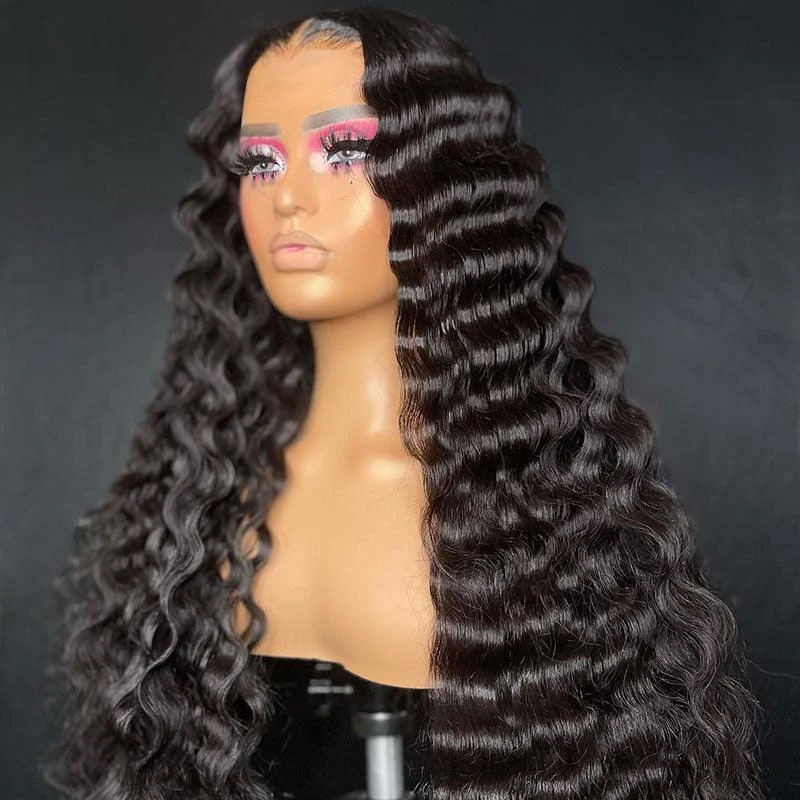 Lace wig with a natural - looking root for a more realistic lookWOWANGEL Wear & Go 5X5 Skinlike Real HD Lace Closure Wig Loose Deep Wave Glueless Wig Lace wig with a natural - looking root for a more realistic lookWOWANGEL Wear & Go 5X5 Skinlike Real HD Lace Closure Wig Loose Deep Wave Glueless Wig