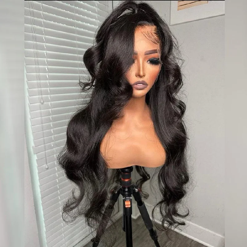 Lace wig with a silk - base cap for a comfortable and smooth feelWOWANGEL Skinlike Real HD Lace 360 Full Frontal Wig Body Wave Pre Plucked Clean Hairline Lace wig with a silk - base cap for a comfortable and smooth feelWOWANGEL Skinlike Real HD Lace 360 Full Frontal Wig Body Wave Pre Plucked Clean Hairline