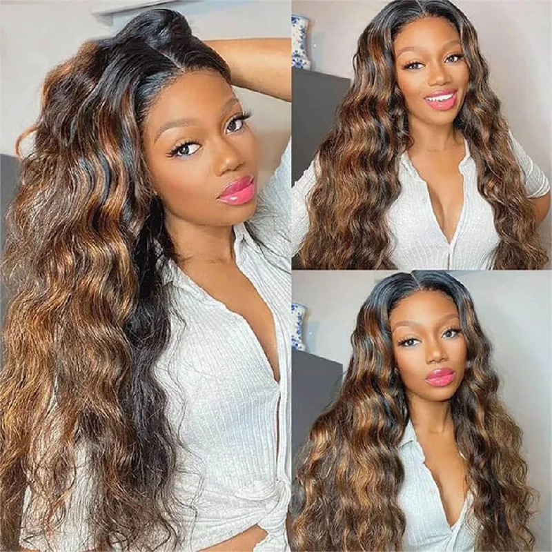 Ombre wavy wig with a seamless color blend30 32 Inch P4/30 Honey Blonde Loose Deep Wave Wig Human Hair 13x4 Lace Front Human Hair Highlight Wigs Ombre wavy wig with a seamless color blend30 32 Inch P4/30 Honey Blonde Loose Deep Wave Wig Human Hair 13x4 Lace Front Human Hair Highlight Wigs