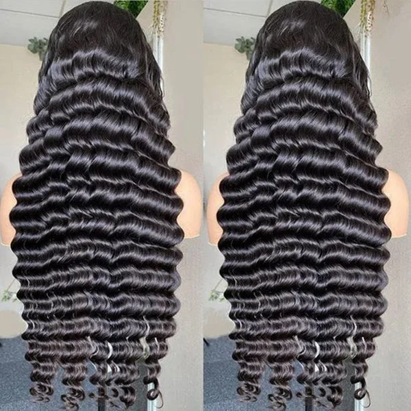 Virgin - human - hair wavy wig for the highest qualityLolly Loose Deep Wave Glueless Wigs 4x4 5x5 Pre Cut Pre plucked HD Lace Closure Wig Ready to Wear Human Hair Wigs for Women