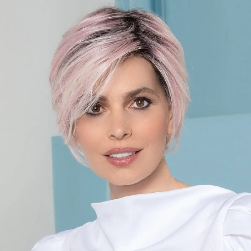 Long - length wig with a curly fringe for a playful and youthful vibeAletta Mono Part Wig by Ellen Wille Long - length wig with a curly fringe for a playful and youthful vibeAletta Mono Part Wig by Ellen Wille