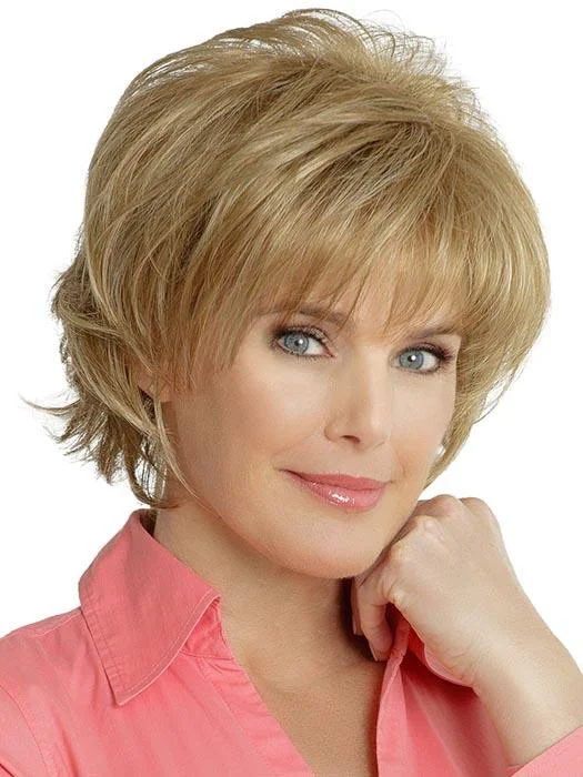 Bob wig with a curly fringe for a playful and youthful vibeAria | Synthetic Wig (Basic Cap) | CLOSEOUT Bob wig with a curly fringe for a playful and youthful vibeAria | Synthetic Wig (Basic Cap) | CLOSEOUT