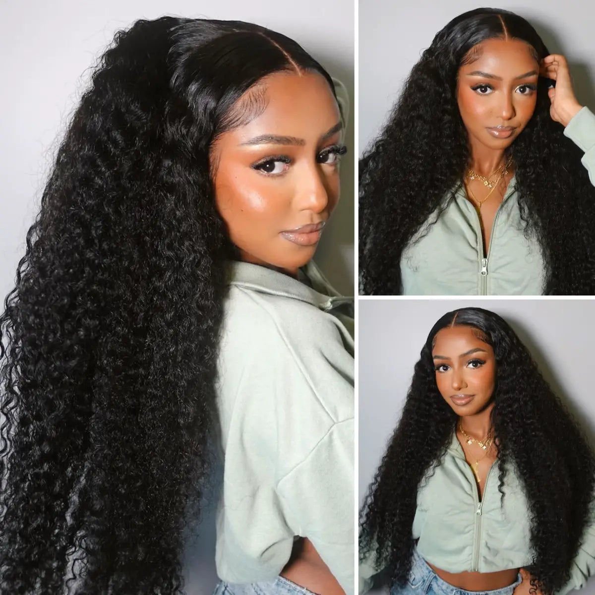 Wavy wig with a pre - bleached knot for a natural - looking scalpAshimary Deep Wave Parting Max 10x6 Transparent Lace Frontal Wear and Go Wig Glueless Human Hair Wig