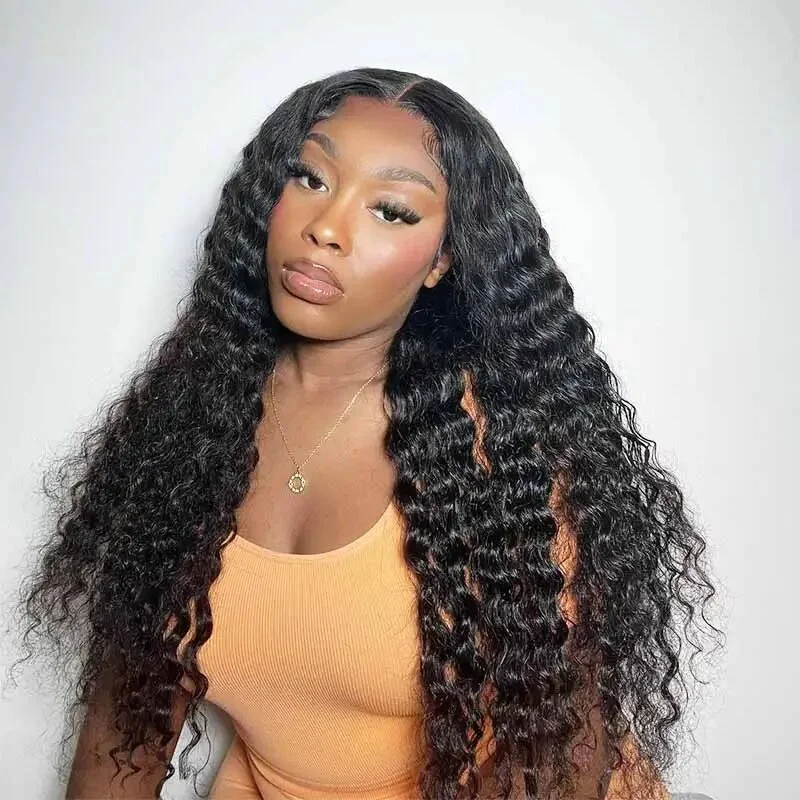 Wavy wig with auburn undertones for a unique and eye - catching colorDeep Wave 5X5/13X6 HD Transparent Lace Front Wigs Pre Plucked Hairline Best Human Hair Wig-Lumierehair Wavy wig with auburn undertones for a unique and eye - catching colorDeep Wave 5X5/13X6 HD Transparent Lace Front Wigs Pre Plucked Hairline Best Human Hair Wig-Lumierehair