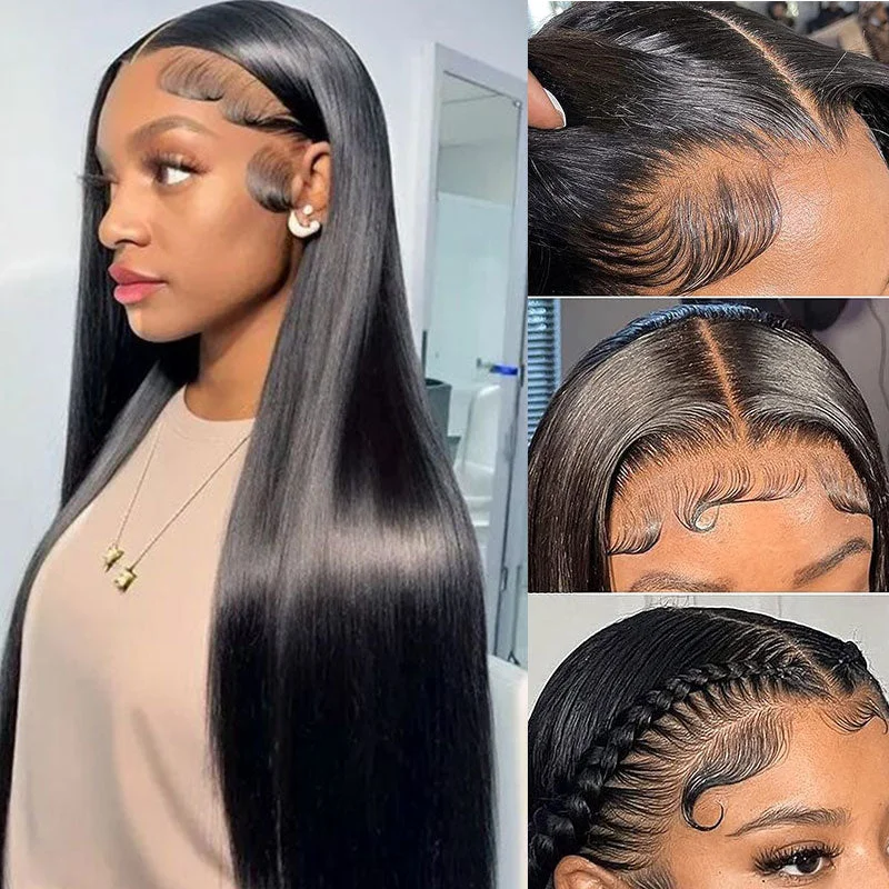 Extra 60% OFF | Klaiyi Straight 13x4 Pre-Everything Put On and Go Glueless Wig 7x5 Bye Bye Knots Wig Affordable Lace Part Wig Extra 60% OFF | Klaiyi Straight 13x4 Pre-Everything Put On and Go Glueless Wig 7x5 Bye Bye Knots Wig Affordable Lace Part Wig