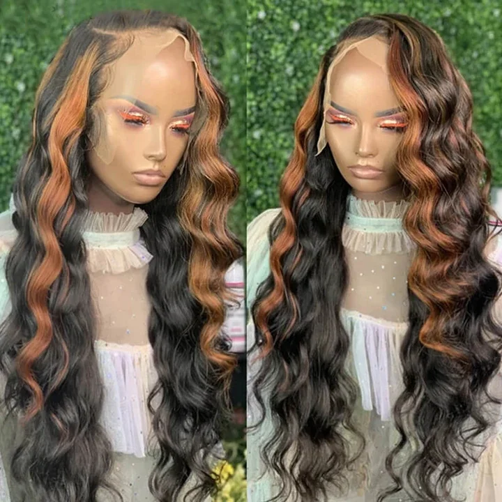 Long - length wavy wig with loose waves for a glamorous lookHighlight Loose Deep Wave 13X4/4x4 Lace Frontal Wigs 150% 180% Density