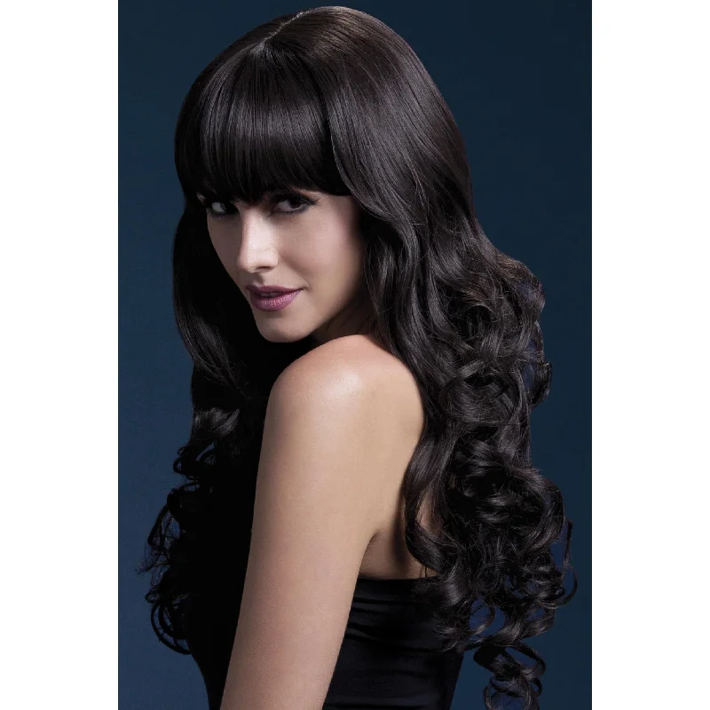Long - length wig with a wavy texture for a beachy and romantic lookIsabelle Wig Deluxe Brown Long - length wig with a wavy texture for a beachy and romantic lookIsabelle Wig Deluxe Brown