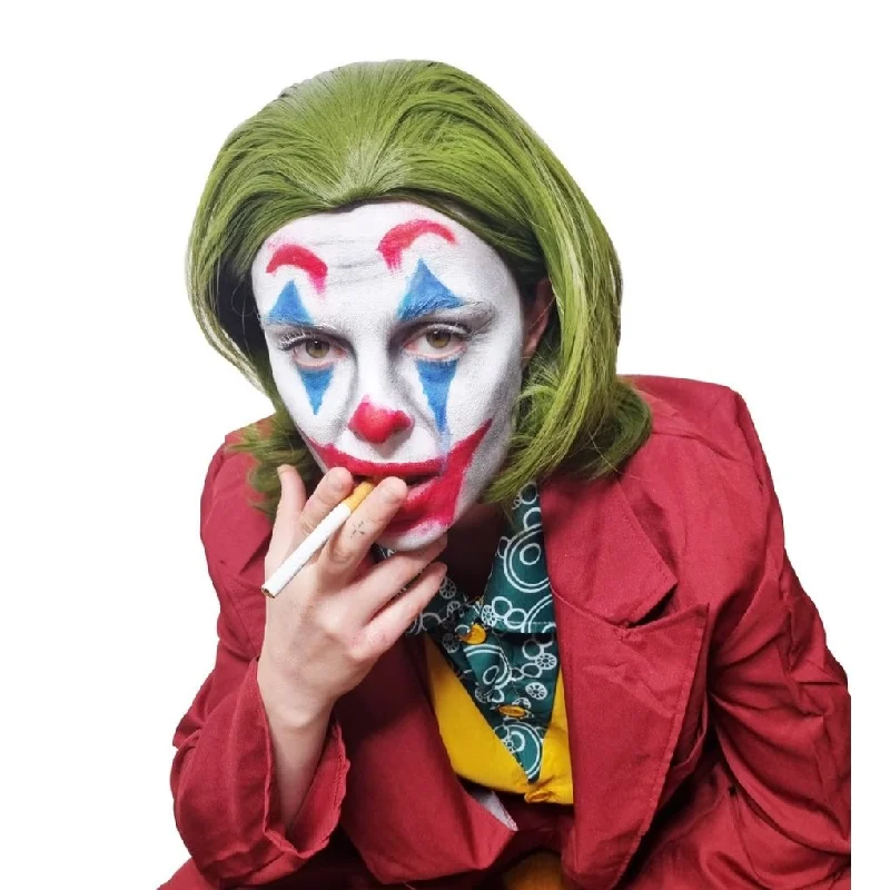 Long - length wig with a curly texture for a bold and stylish choiceJoker Arthur Fleck Wig Long - length wig with a curly texture for a bold and stylish choiceJoker Arthur Fleck Wig
