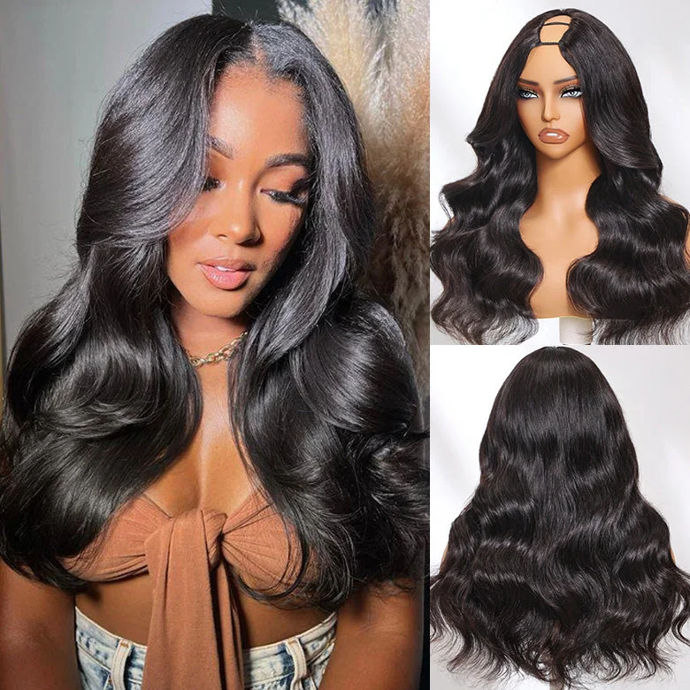Klaiyi Body Wave Easicontour V Part Glueless Wig with invisi Drawstring Human Hair Meets Real Scalp Beginner Friendly Klaiyi Body Wave Easicontour V Part Glueless Wig with invisi Drawstring Human Hair Meets Real Scalp Beginner Friendly