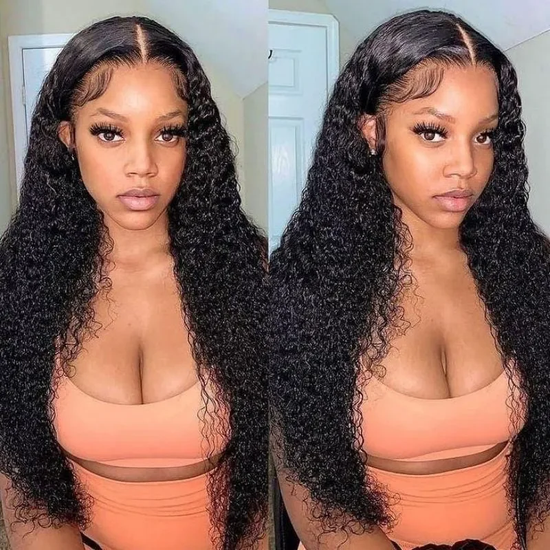 Klaiyi Pre-Cut Lace Wig Put On and Go 6x4.75/7x5 Bye Bye Knots Lace Closure Wig Jerry Curly Human Hair Wig Klaiyi Pre-Cut Lace Wig Put On and Go 6x4.75/7x5 Bye Bye Knots Lace Closure Wig Jerry Curly Human Hair Wig