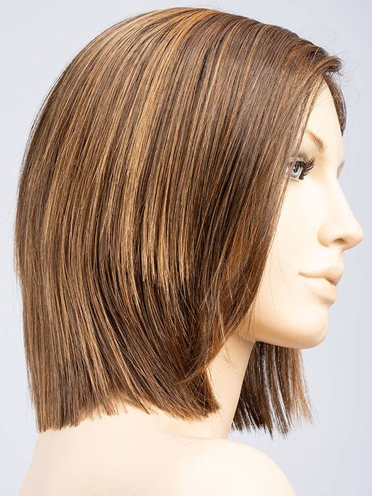 CHOCOLATE ROOTED | Medium Brown Blended w/ Light Auburn & Dark Brown & Dark Strawberry Blonde w/ Dark Shaded Roots