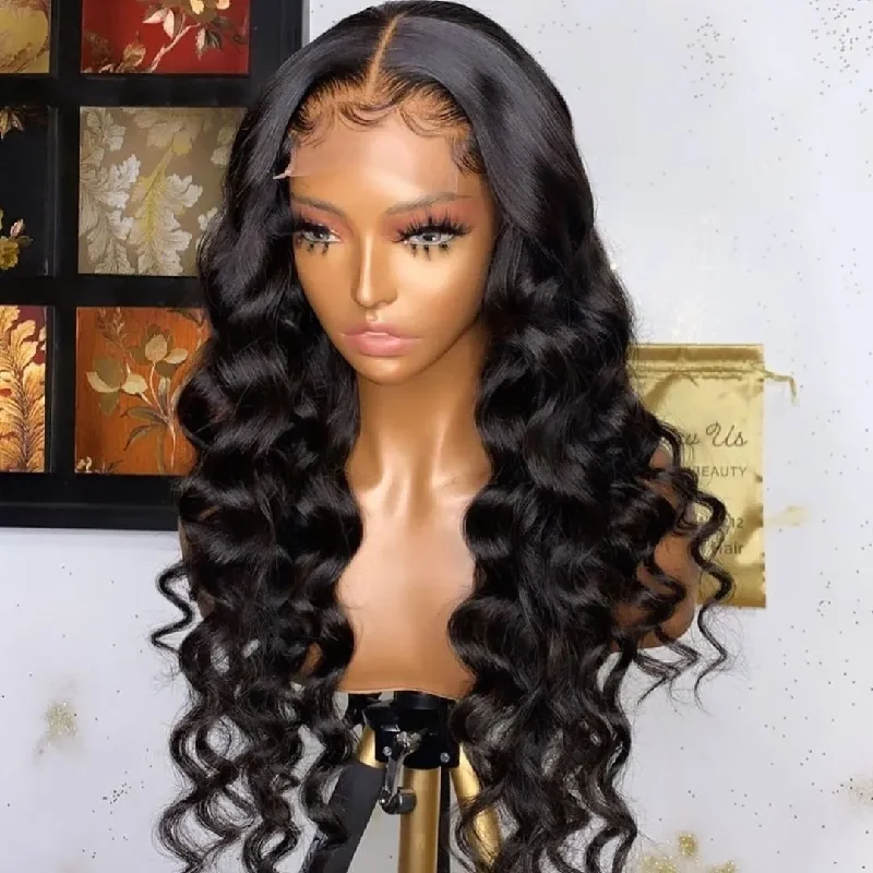 Synthetic wavy wig with a heat - friendly formulaLumiere Short BOB Loose Deep Wave Lace Front Human Hair Wig For Black Women HDZ Synthetic wavy wig with a heat - friendly formulaLumiere Short BOB Loose Deep Wave Lace Front Human Hair Wig For Black Women HDZ