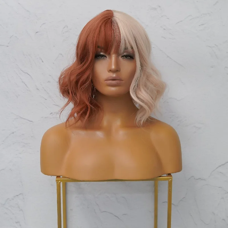 Bob wig with a monofilament cap for a breathable feelOLLIE Bob Fringe Wig