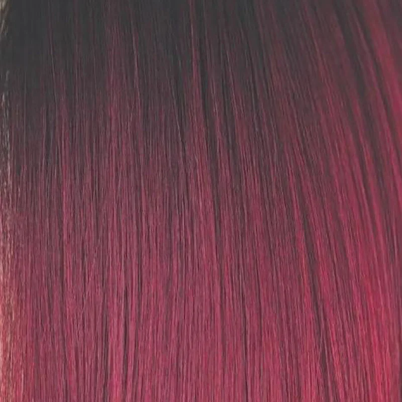 *Plum Dandy | Dark brown root that contrasts into a punchy plum with red violet and raspberry rouges
