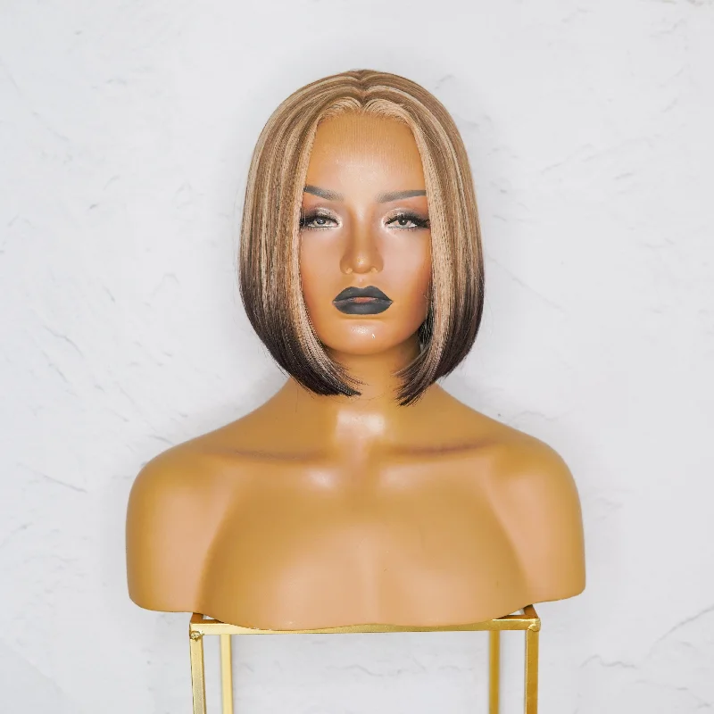 Layered bob wig to add volume and dimensionTILLY Inked Lace Front Wig