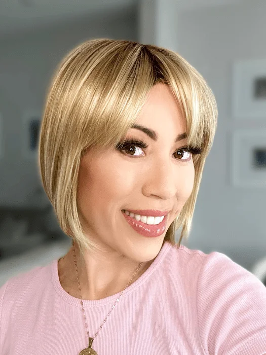 Adjustable - cap bob wig for a comfortable fitTori | Short Synthetic Wig (Basic Cap) Adjustable - cap bob wig for a comfortable fitTori | Short Synthetic Wig (Basic Cap)