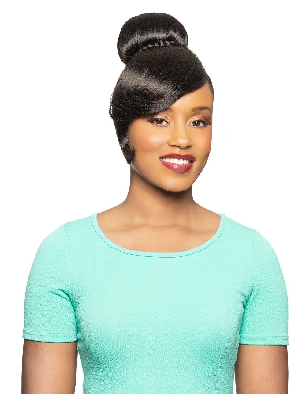 Alicia Foxy Silver Synthetic Ponytail Bang And Drawstring Set - DUET08 - 14666