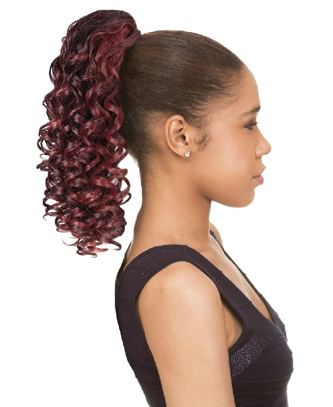 New Born Free High Heat Resistant Fiber Ponytail - CAMELLIA (0384)