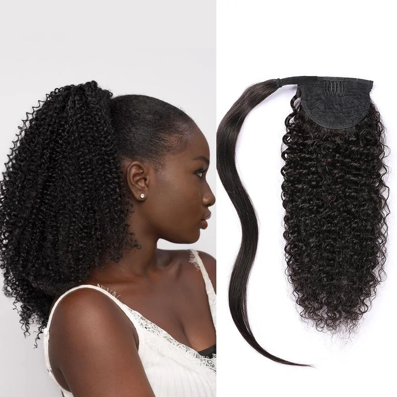 Hot Beauty Hair Ponytail Jerry Curl 100% Virgin Human Hair