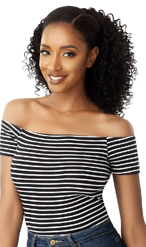 Outre Draw String Ponytail Big Beautiful Hair 3B Bouncy Curls 18"