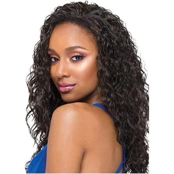 Half wig with a platinum - blonde color for a bold and trendy lookOutre Quick Weave Synthetic Half Wig - JANESSA Half wig with a platinum - blonde color for a bold and trendy lookOutre Quick Weave Synthetic Half Wig - JANESSA