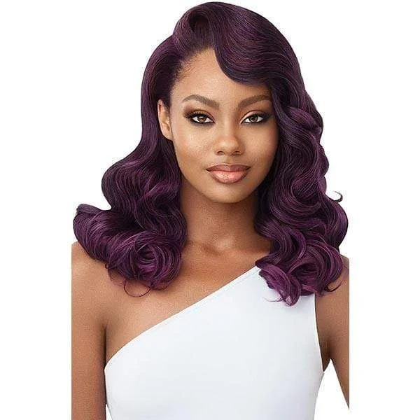 Human - hair half wig for a natural and luxurious feelOutre Quick Weave Synthetic Half Wig - ANJOU