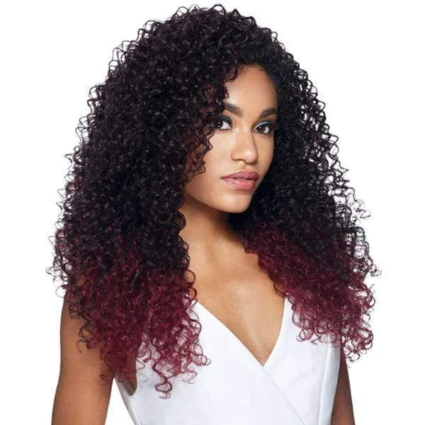 Half wig with a pre - bleached knot for a natural - looking scalpOutre Synthetic Quick Weave Reversible Synthetic Half Wig - KHIA Half wig with a pre - bleached knot for a natural - looking scalpOutre Synthetic Quick Weave Reversible Synthetic Half Wig - KHIA