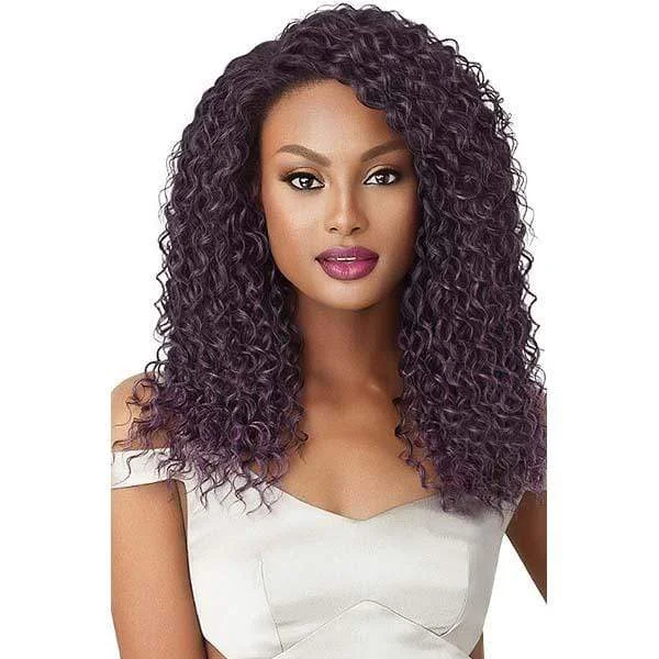 Half wig with a curly texture for a bold and stylish choiceOutre Quick Weave Synthetic Half Wig - SHEENA