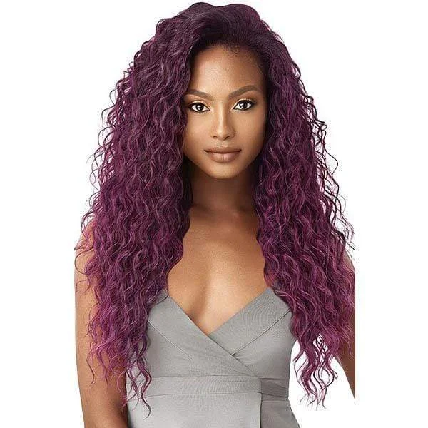 Half wig with a wispy fringe for a soft and feminine lookOutre Quick Weave Synthetic Half Wig - BRIYANNA Half wig with a wispy fringe for a soft and feminine lookOutre Quick Weave Synthetic Half Wig - BRIYANNA