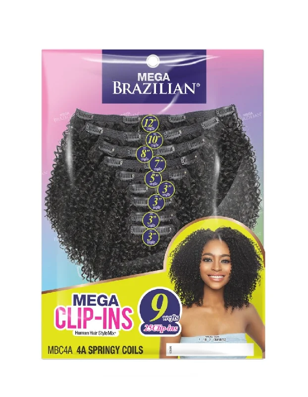 Springy Coil Clip-In Extensions by Mane Concept