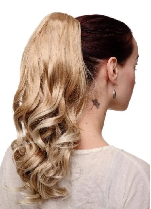 Wig pieces for a fitness workout16.5 Inch Long Wavy Ponytail By imwigs®