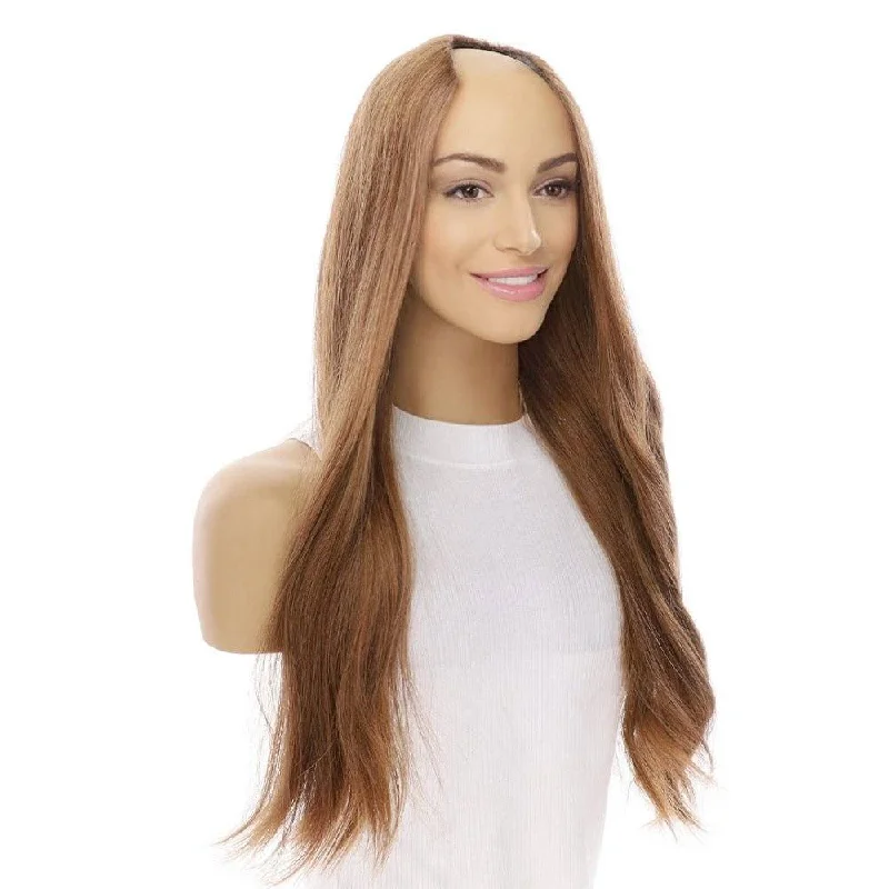 U - shaped wig with a highlighted effect24" U-Shape Wig Copper