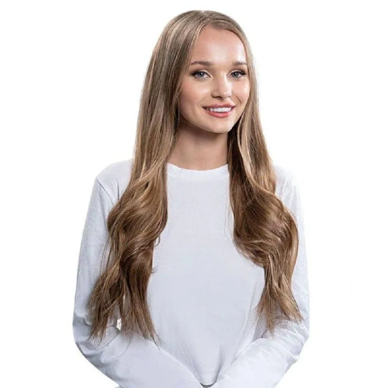 U - shaped wig with a perm - like texture24" U-Shape Wig Medium Blonde