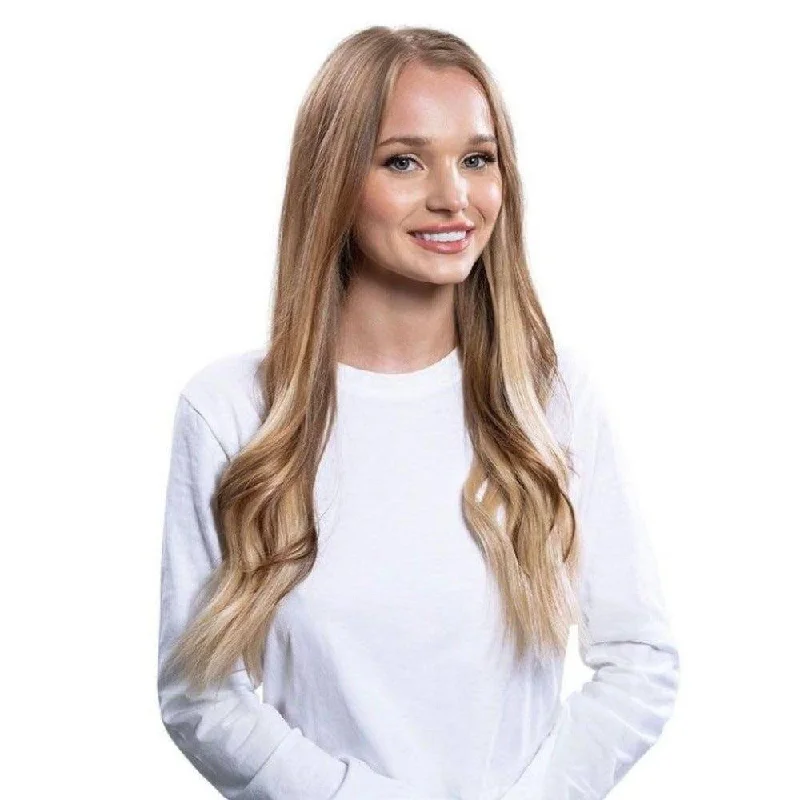 U - shaped wig with a wavy texture24" U-Shape Wig Platinum Blonde