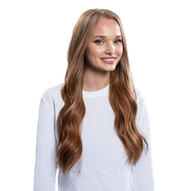 U - shaped wig with a side - part24" U-Shape Wig Strawberry Blonde