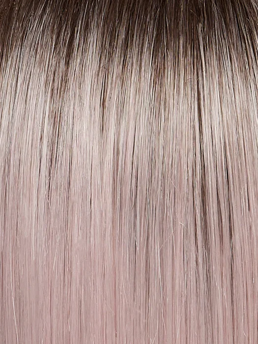 *FS60/PKS18 | Frost | Pure White w/ Pink Blended & Shaded w/ Dk Natural Ash Blonde