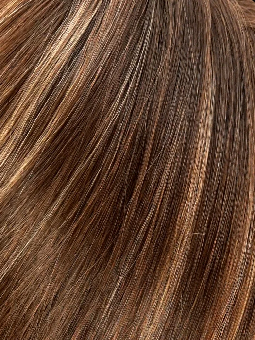 8RH14 | Mousse Cake | Med Brown  w/ 33% Med Natural Blonde Highlights