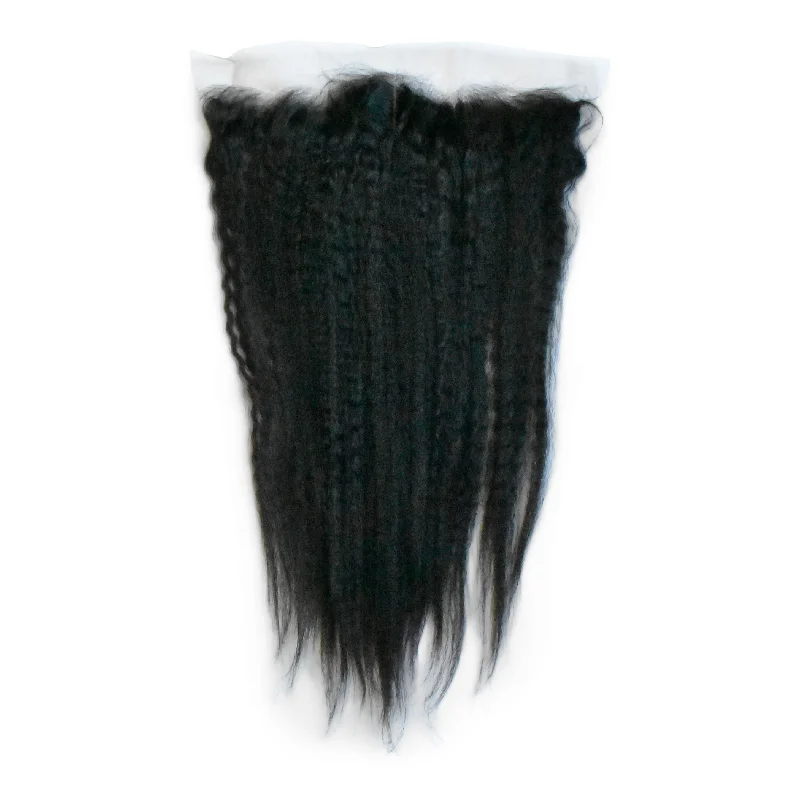 Afro - curly wig with a full and voluminous lookAfro Blow-Out Hair Frontals