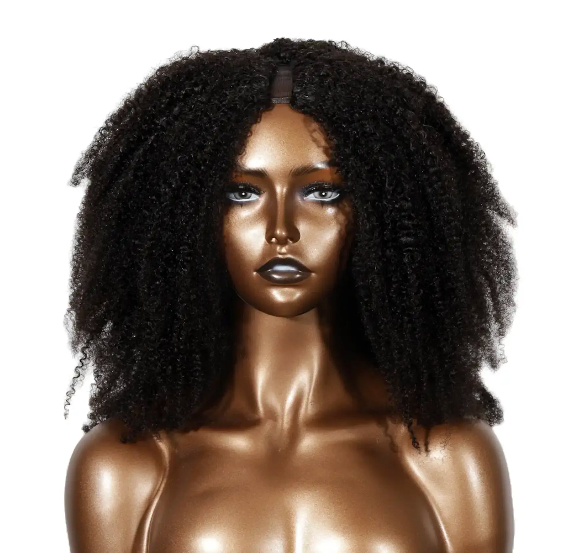U - shaped wig for a children's fancy - dress partyAfro U-Part Wig 4B-4C