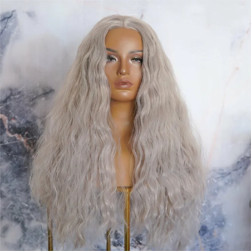 Wavy wig with a water - wave texture for a unique and stylish choiceALEXIS Blonde Lace Front Wig Wavy wig with a water - wave texture for a unique and stylish choiceALEXIS Blonde Lace Front Wig