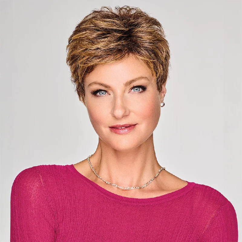 Short wig with a pixie cut for a bold and edgy lookALL TIME