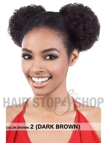 Hair buns for a school - day hairstyleBeshe Ponytail & Drawstring - PT AFRO 2pc