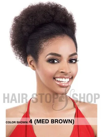Hair buns for a fitness workoutBeshe Ponytail & Drawstring - PT-AFRO 5
