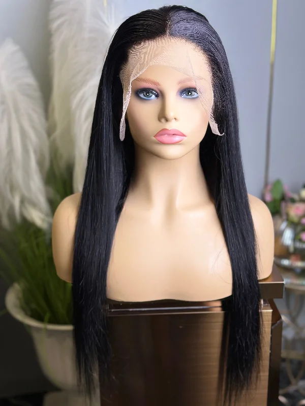 Elf wig for a school play's fantasy roleFull Frontal Straight 22 inch