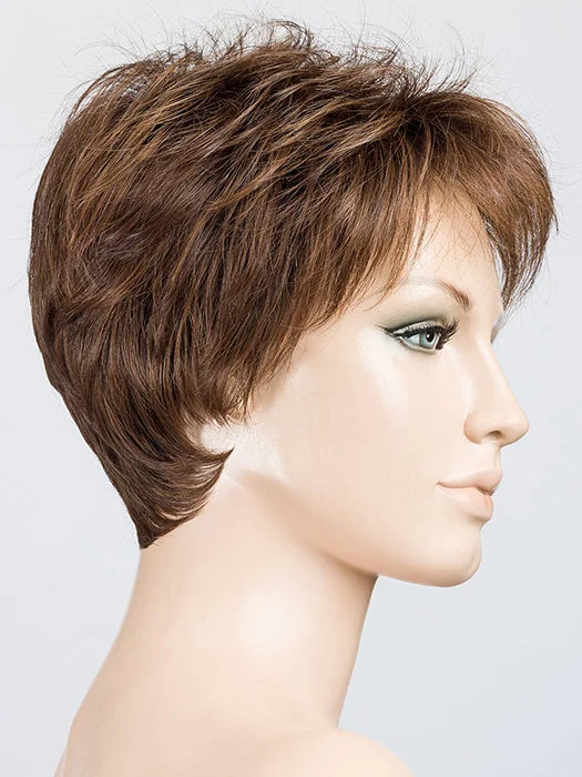 CHOCOLATE ROOTED | 830.27.6 | Dark/Medium Brown blended w/Light Auburn & Dark Strawberry Blonde & Shaded Roots