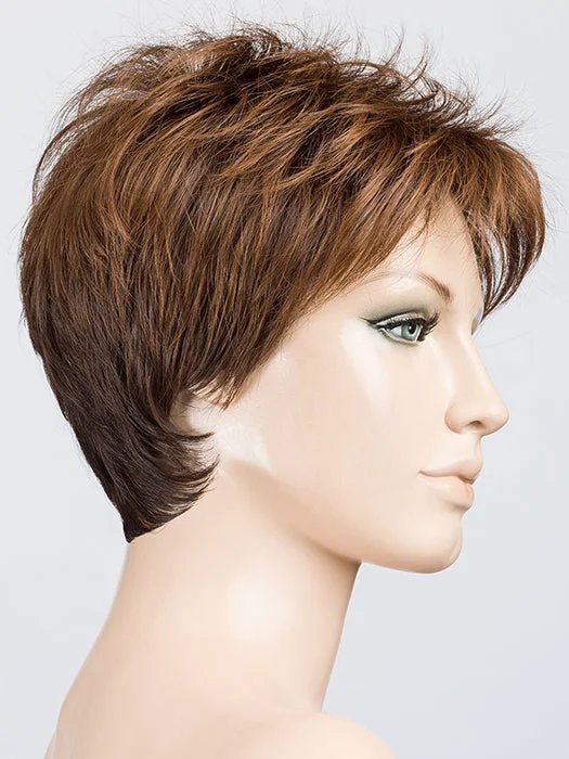 CINNAMON BROWN LIGHTED | 6.30.33 | Dark Brown & Dark/Light Auburn blend w/Shaded Roots