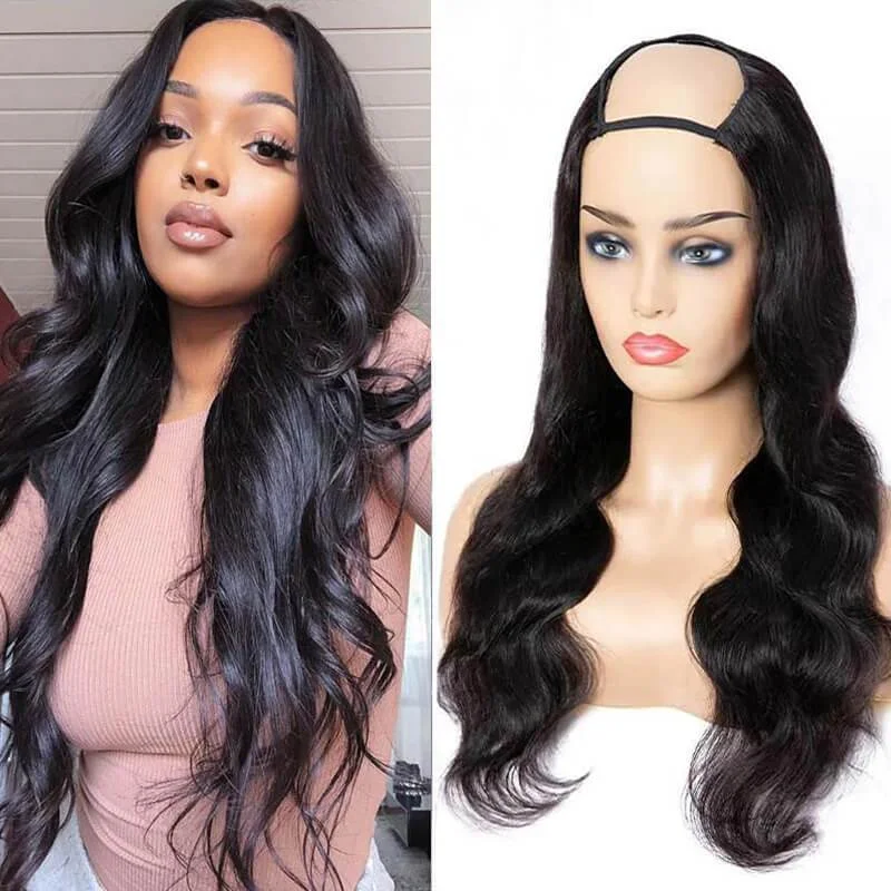 U - shaped wig with a highlighted effectCelebrity Secrets! eullair Versatile U Part Leave Out Glueless Human Hair Wig All Textures U - shaped wig with a highlighted effectCelebrity Secrets! eullair Versatile U Part Leave Out Glueless Human Hair Wig All Textures